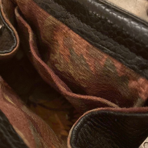 Vintage EUC Brighton Bag…black leather with lovely silver hardware - Picture 9 of 9